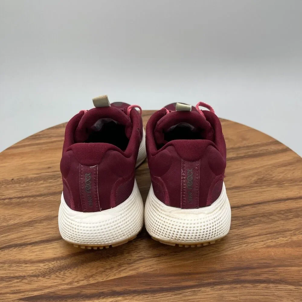 Nike React Escape Run Shoes Womens Size 7 Red Running Comfort Walking Sneakers